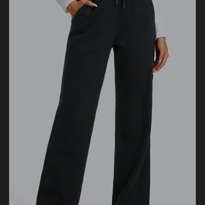 Crz Yoga Sweatpants Women's Black Drawstring Pants